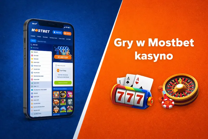Gry w Mostbet kasyno: sloty, live casino i Aviator